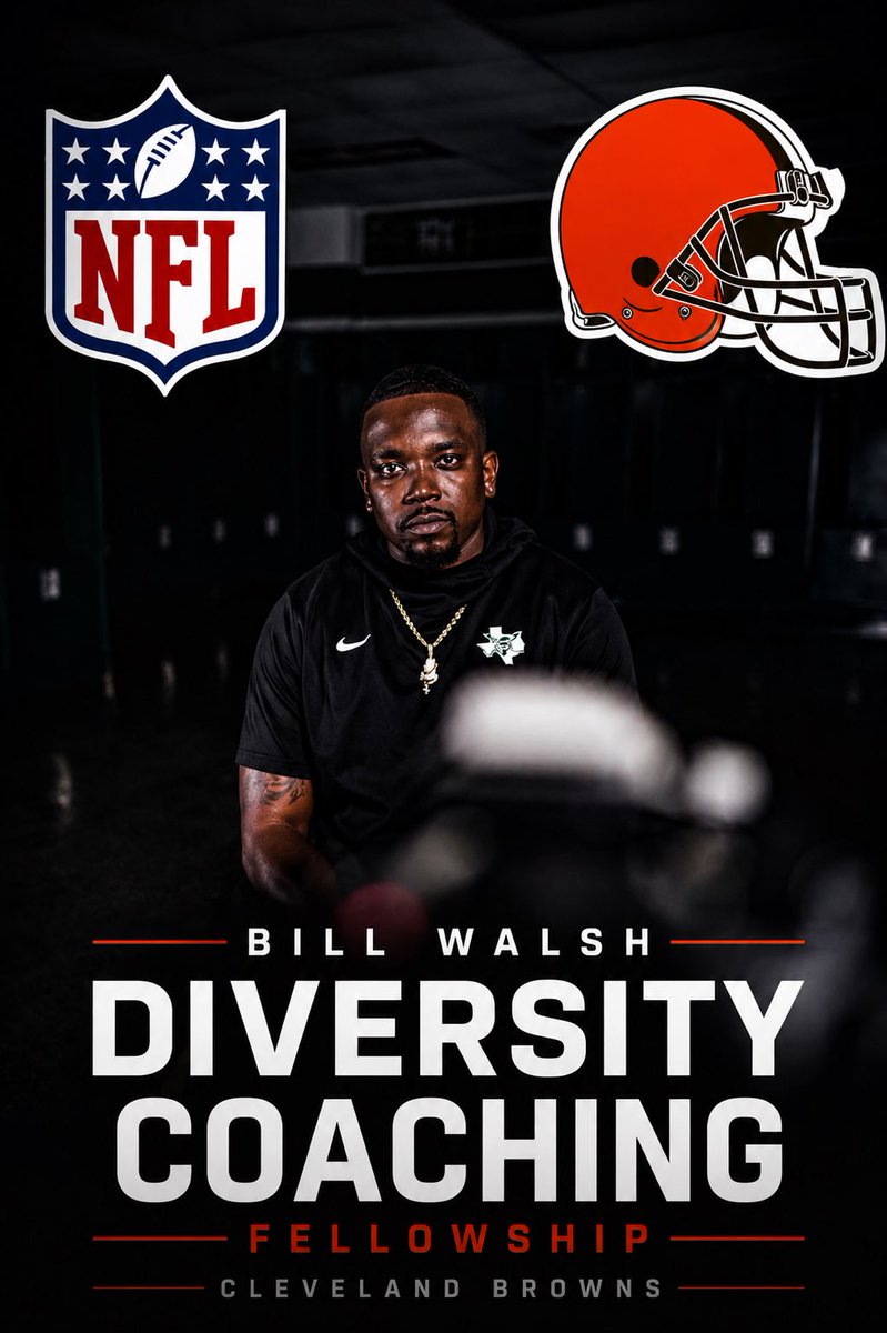 TERRANCEORRII's tweet photo. Appreciate the Cleveland Browns and Coach Monken for the opportunity through the Bill Walsh Diversity Coaching Fellowship.

Thanking God for the journey… some blessings came from doors I never even saw Him opening behind the scenes. https://t.co/jAKtxyJfw2