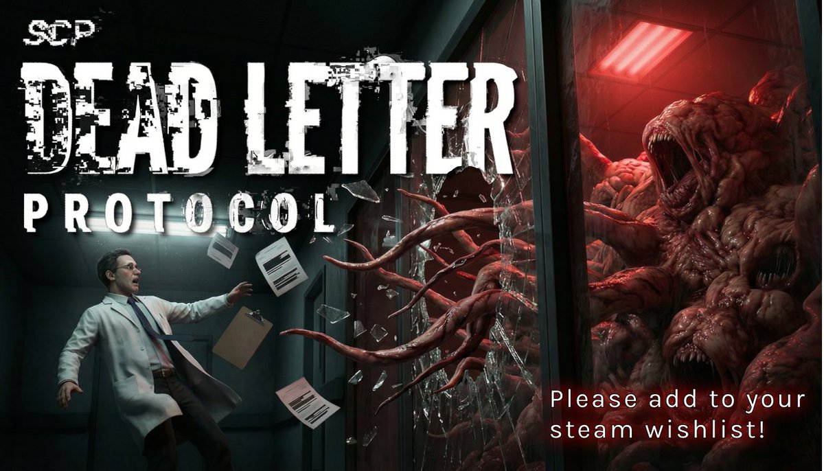 LiminalFDN's tweet photo. Today is my Birthday and the greatest gift you could give me (besides following my social media and joining the Discord) is to Wishlist SCP: Dead Letter Protocol on steam!

Steam link and everything you need to know about the game on my website: https://t.co/RAoVmdn4hM https://t.co/42KyVhBOoU