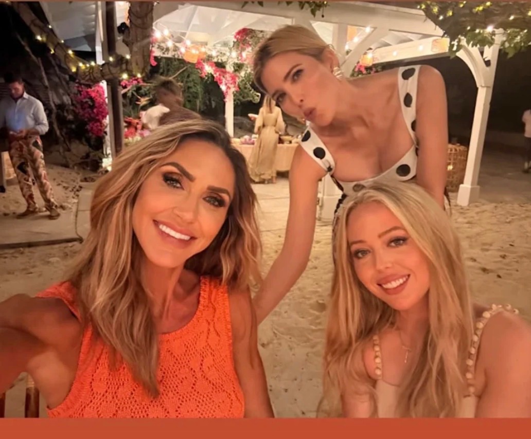 TalkOutLoud's tweet photo. @IvankaTrump @LaraLeaTrump @TiffanyATrump 

Classic self-loathing and fixation on assigning worth through fake and shallow physical attributes.

How much plastic surgery can you fit in one picture? 🤮🤮🤮🤮🤮🤮🤮 https://t.co/pEHe1v0UIn