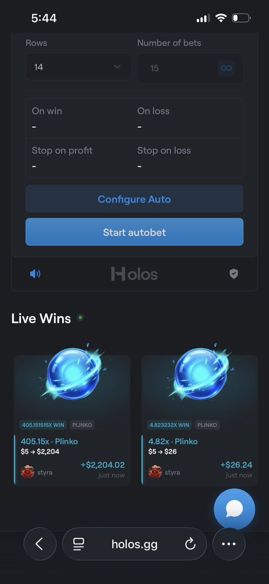 F_styra's tweet photo. Holy fucking smack .. 

Everyone knows I’ve been CHASING this 400x 

I’m just glad we were on $5 balls when we smacked it 😂🚀🪩

GREAT JOB @holosgg on your house games , best by far! 💰 

Let’s do a giveaway 🎉 

• SIGN UP https://t.co/yWOioJoMb6

• LIKE AND RT TO ENTER 🚪 https://t.co/szraS1lQEq
