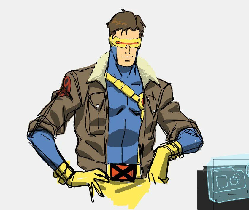 Mobius76x's tweet photo. @MarvelRivals PLEASE GUANG GUANG!!! WHEN CYCLOPS COMES OUT, PLEASE MAKE HIM BE THE FIRST CHARACTER THAT YOU CAN CHANGE HIS DEFAULT OUTFIT TO A JACKET!!!! #MarvelRivals https://t.co/rRdkfcYjyW