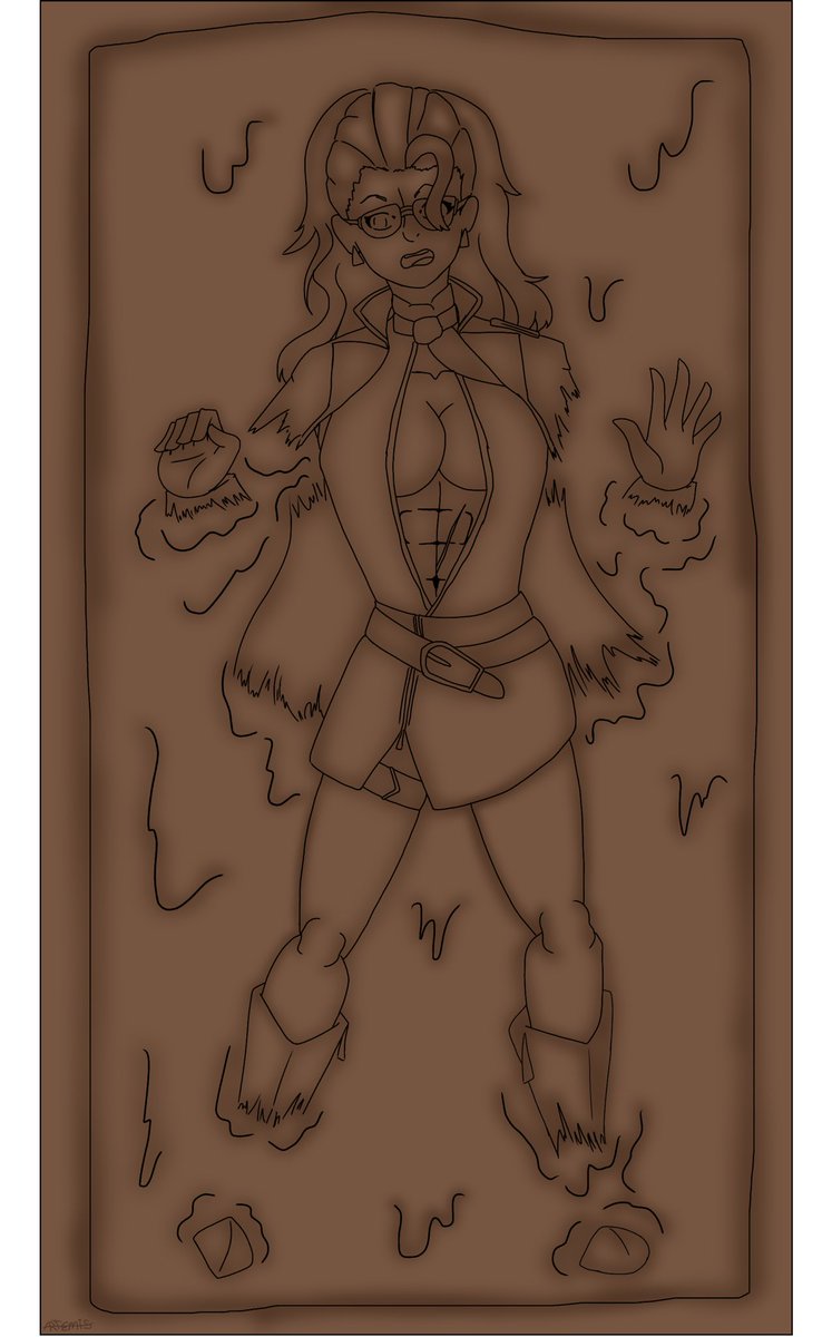 ArtemisNSFW115's tweet photo. The May poll piece(or at least the first one) is here! C. Viper has found herself frozen, being thawed, and partially thawed in a good old slab of Carbonite! The other two shall get their prizes soon https://t.co/VNs0ap8hhm