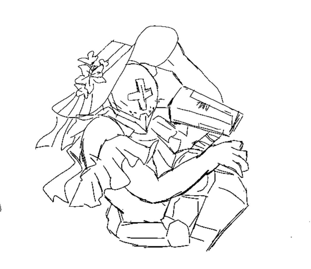 Iluvbread69's tweet photo. Them on spring 🌼 
#gabv1el #ultrakill #ultrakillv1 #ultrakillgabriel https://t.co/e7EQ1CvOfH
