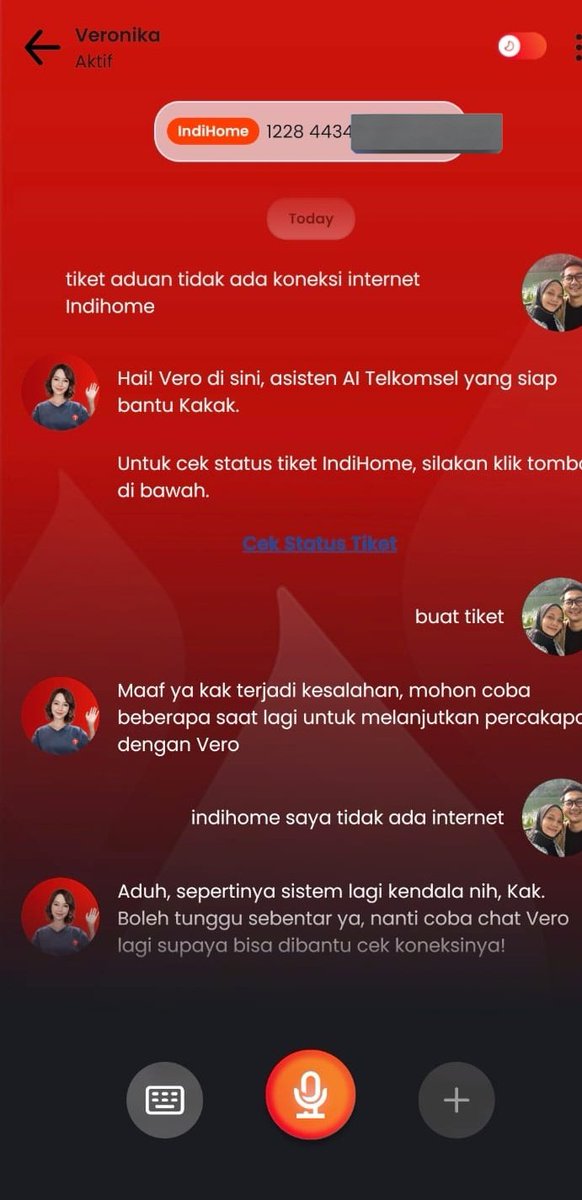 NurmanIsmail's tweet photo. @IndiHome Dari kemarin ga konek, veronica ga bisa apa2. https://t.co/zysN9QtHjb