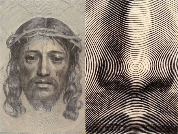 JDNightDev's tweet photo. A piece that really asks the question “what is art?” (Unlike much of modern art which asks “what is garbage?” 🚮)

You thought you were looking at a highly detailed portrait of Christ… in reality it is simply ONE curved line with variations to thickness and smoothness. 👀🤯 https://t.co/p6orzantUd