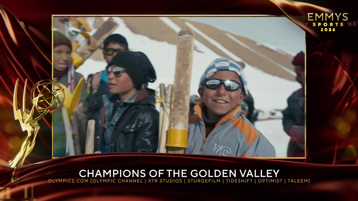 sportsemmys's tweet photo. The #SportsEmmys Award for Outstanding Sports Documentary: Long goes to Champions Of The Golden Valley (https://t.co/FJup2Uj6iw). https://t.co/5H4aNXMBEJ
