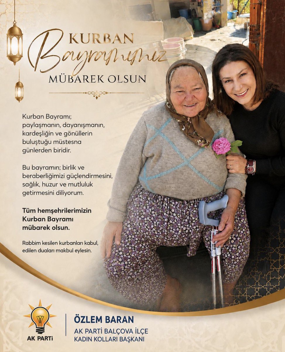 ozlmbarn's tweet photo. Birlik ve beraberliğimizin daim olduğu, sevgi, saygı ve hoşgörünün çoğaldığı nice bayramlara ulaşmak dileğiyle; başta kıymetli hemşehrilerimiz olmak üzere tüm İslam âleminin Kurban Bayramı’nı en içten dileklerimle kutluyorum. https://t.co/moWmn4tpgp