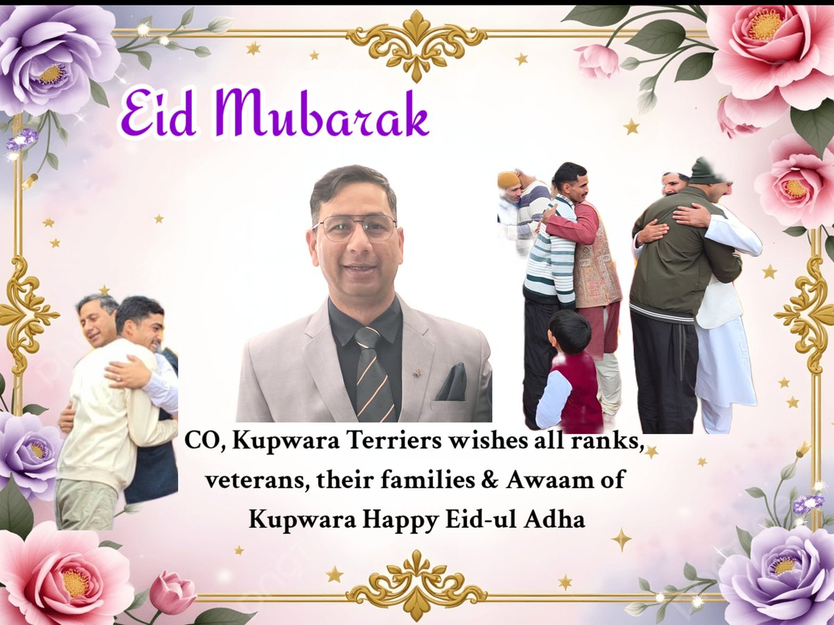 KupwaraTerriers's tweet photo. #Eid Mubarak 
Happy Eid _ul_Adha 
@kupwarasentinel @adgpi @Vikas24851326 https://t.co/8HIKr9VShJ