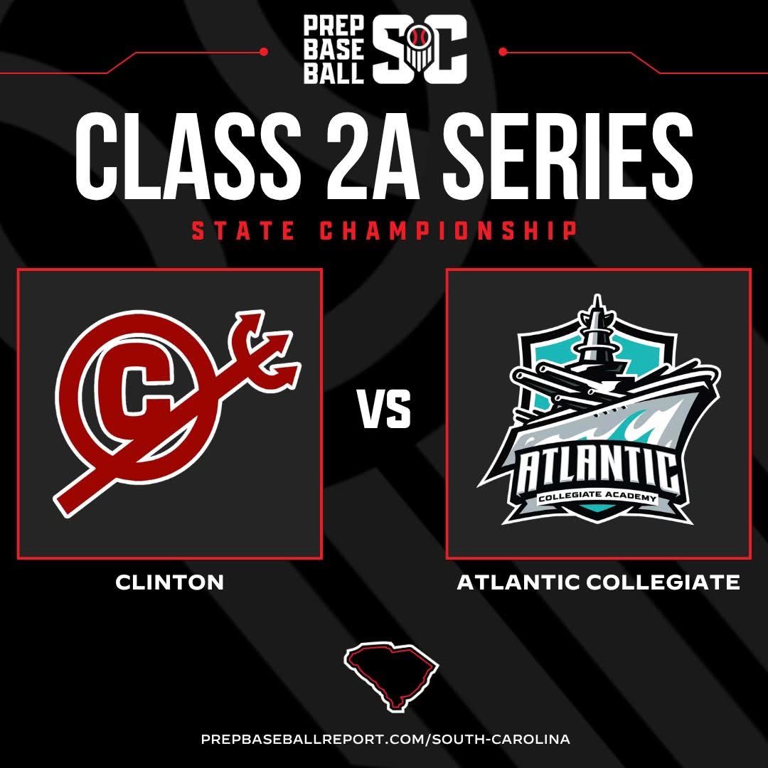 MI11Baseball's tweet photo. 5/26/2026 - Atlantic Collegiate drops Game 1 to Clinton Highschool  (5 - 1) in the South Carolina (2A) State Championship at Ripken, Myrtle Beach. Eli Chowning did the job on the mound for ACA, going the full  7 innings. While Clinton is most definitely a tough team, ACA had a number of missed plays, dropped balls and miscommunications that helped paved the way for the Clinton win. 

Atlantic Collegiate travels to Clinton Highschool tomorrow 5/27/2026 for a 5pm Game 2 in the best of 3 series. 

As long as the weather holds, ACA needs to bring it tomorrow or come up short in their bid for a State Championship. 

Let’s go Boyz!

#armadabaseball #no11baseball