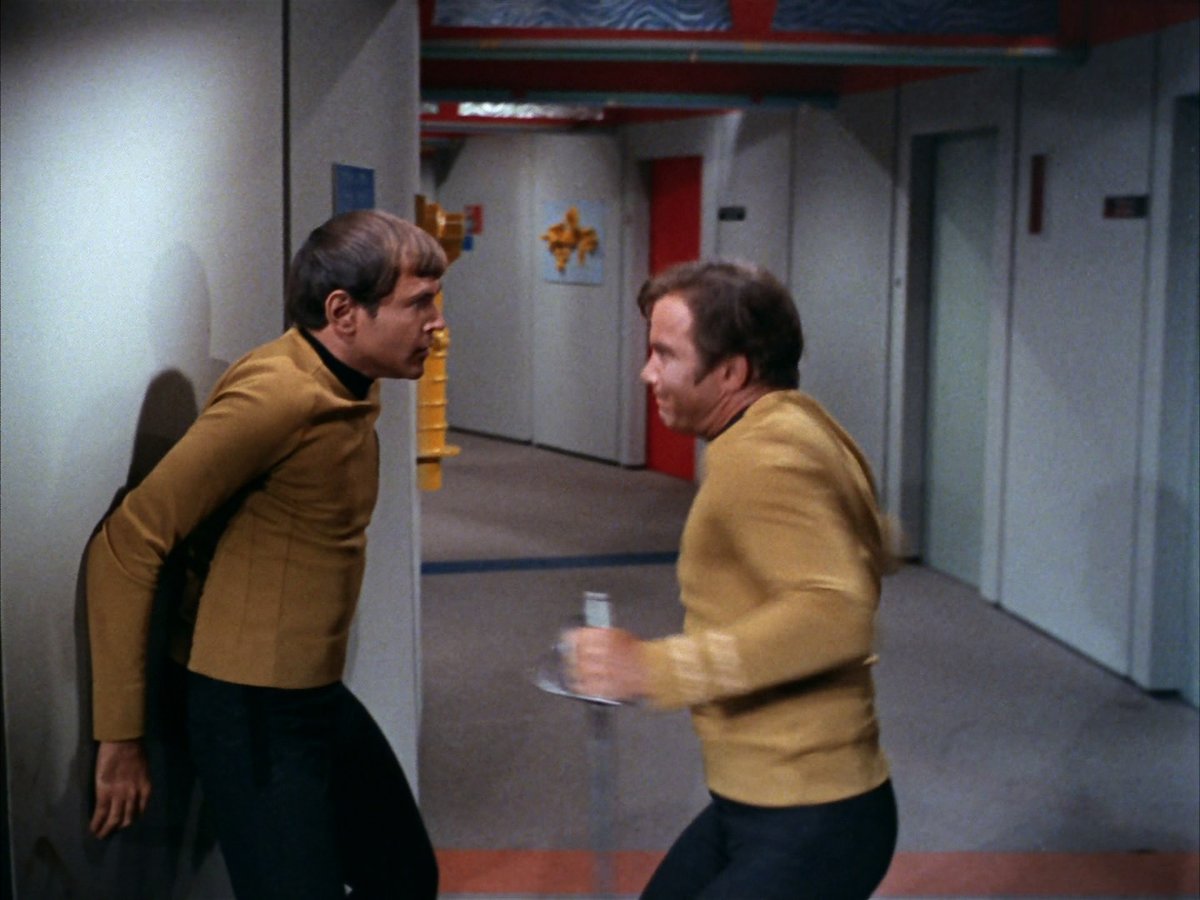 #allstartrek Captain Kirk: You thought that I forgot about last night's ...