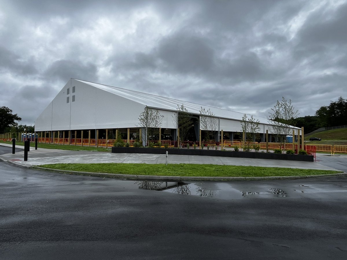 DrewAmman's tweet photo. “This is going to be one of the best fairgrounds in the state.”

- Wilderness Road Event Center Director Christina Sowders - 

Laurel County Fairgrounds reaches a major milestone one year after an EF-4 tornado opening a 45,000 square foot open air pavilion @LEX18News https://t.co/OgUrDPMBeZ