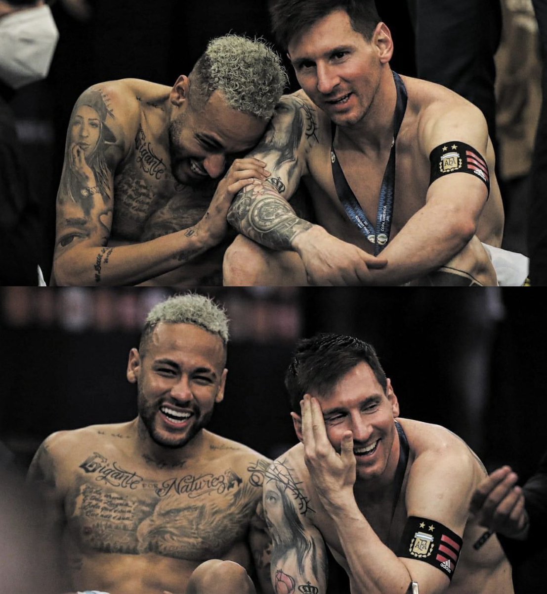 Messias30_'s tweet photo. Esto fue después de una final de Copa América.

Qué pedazo de amistad. https://t.co/vYP7nVJfku