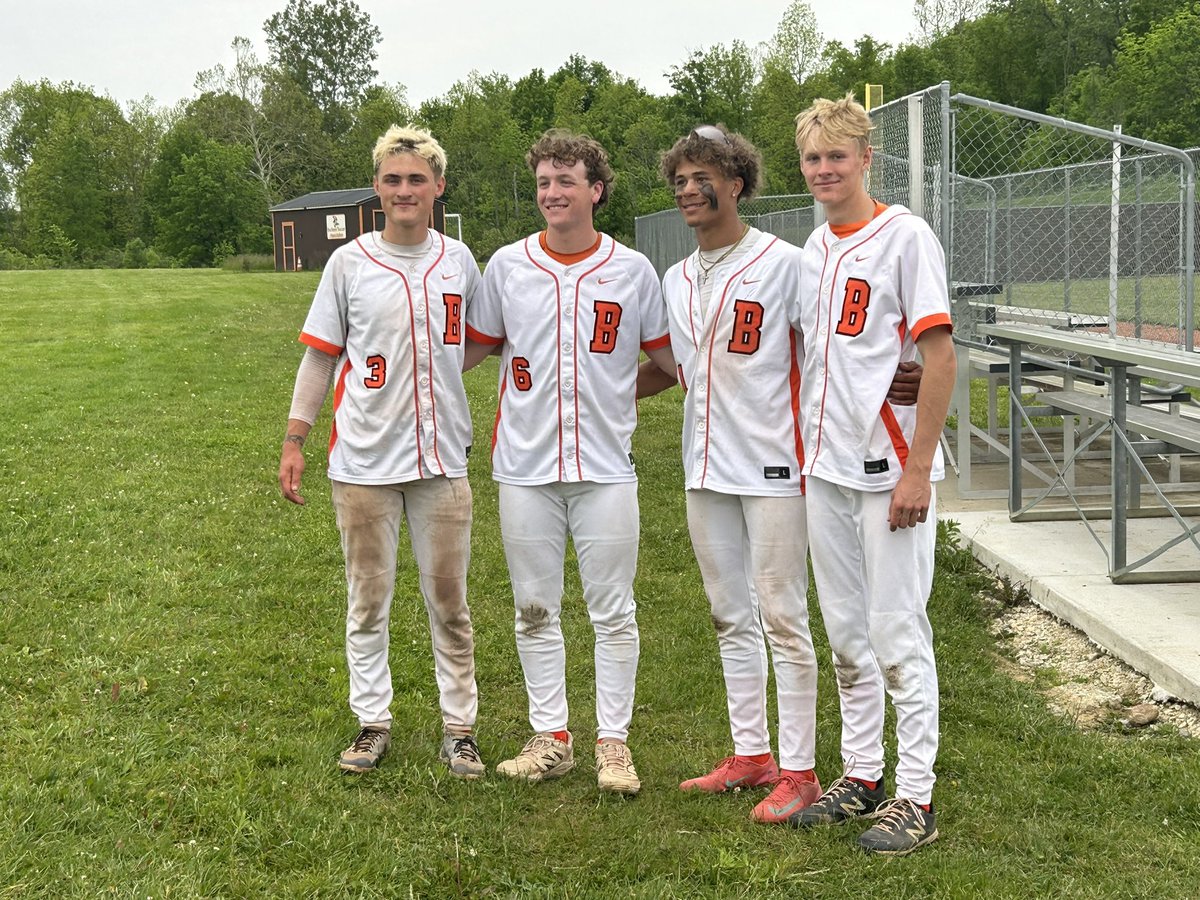 lbrown101121's tweet photo. “Play the final game like a kid.        Compete like it’s your last!”

Logan Brown, 2026, Adrian College Baseball commit

Final high school hit!

Zak, Jeff, Logan ,Tyler  
Friends Forever!

@BucksBuckeye @AdrianCollege @BHSAthDep @AdrianCollegeTV @AdrianBaseball @AdrianBulldogs @ReleaseBaseball @ncsa @bensullivan21 @PrepBaseOHScout @PrepBaseballOH