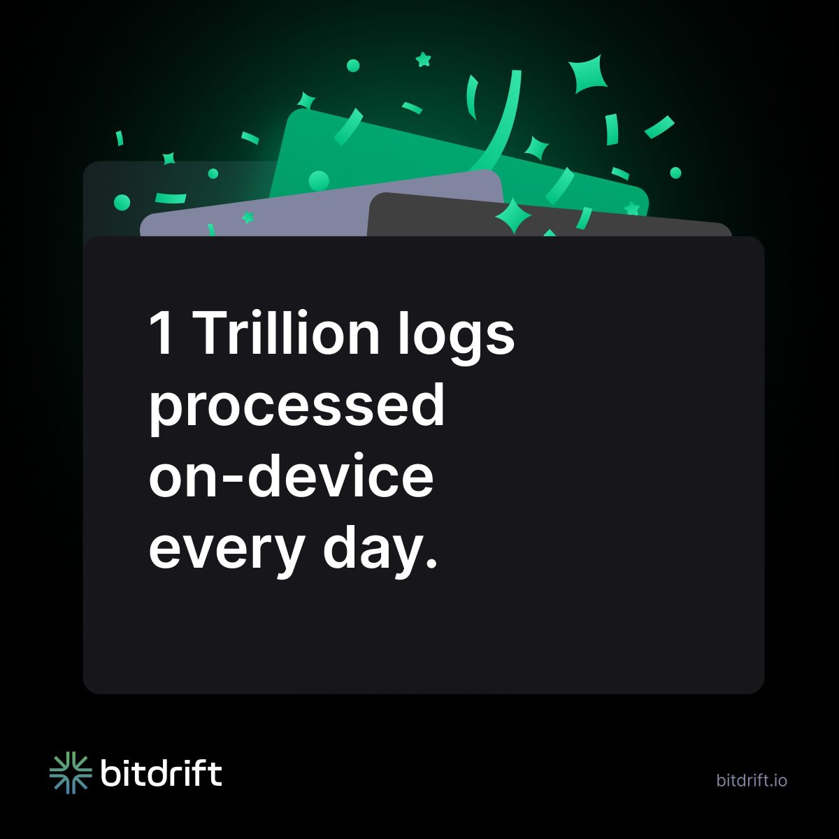 bitdriftio's tweet photo. ⚡ 1,000,000,000,000

That's 1T log events processed on-device by bitdrift over the last 24 hours.

#MobileEngineering #Observability https://t.co/woRXGIeea0