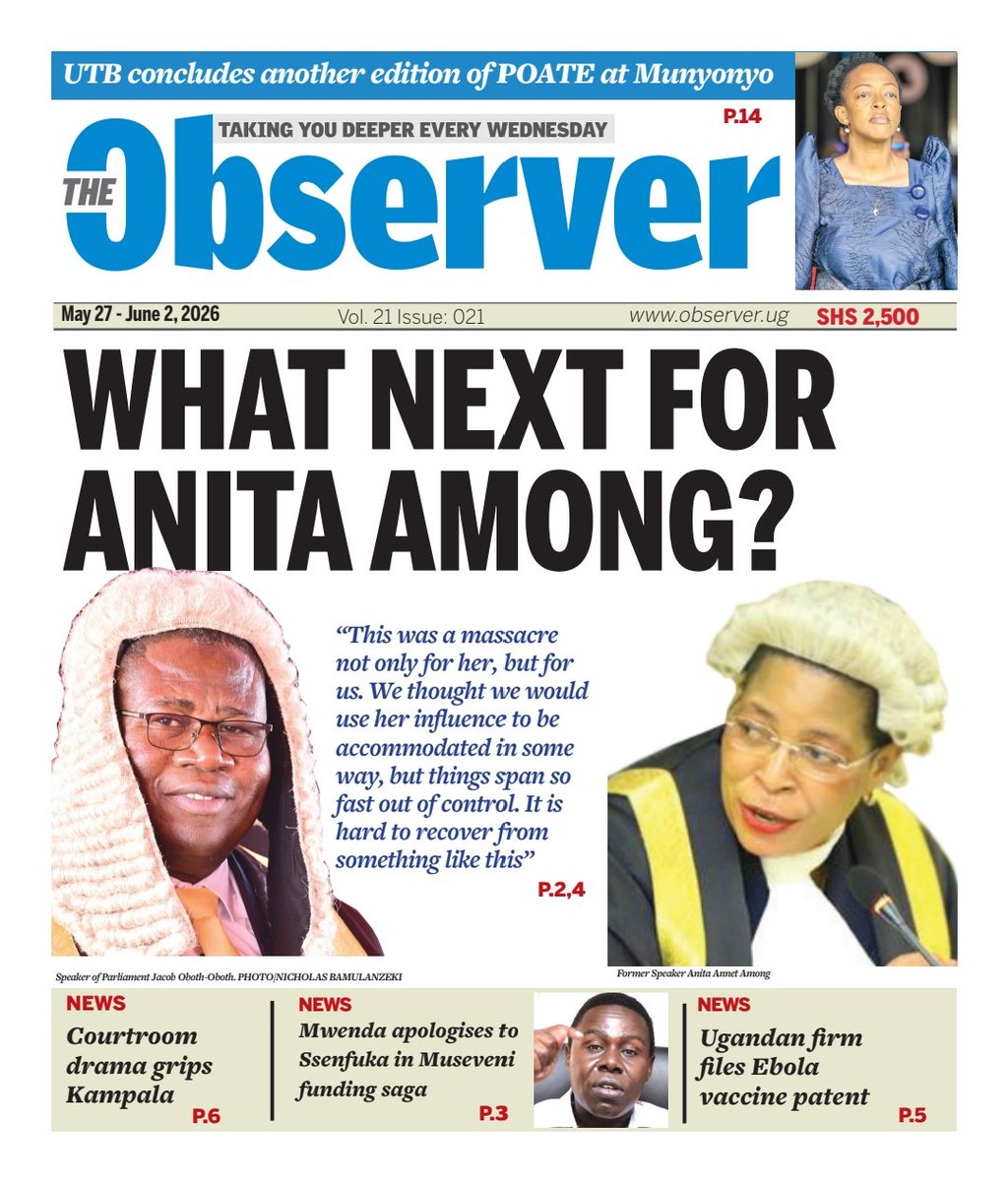 BadruZziwa's tweet photo. The Observer....... https://t.co/3N7uAovywY