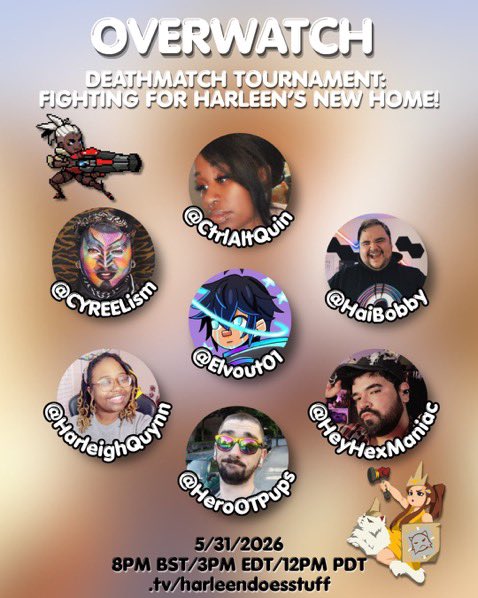 ThatOneQuackr's tweet photo. Can’t wait to see y’all Saturday!! (Host: @HarleenStuff ) https://t.co/lyVppIuWaA