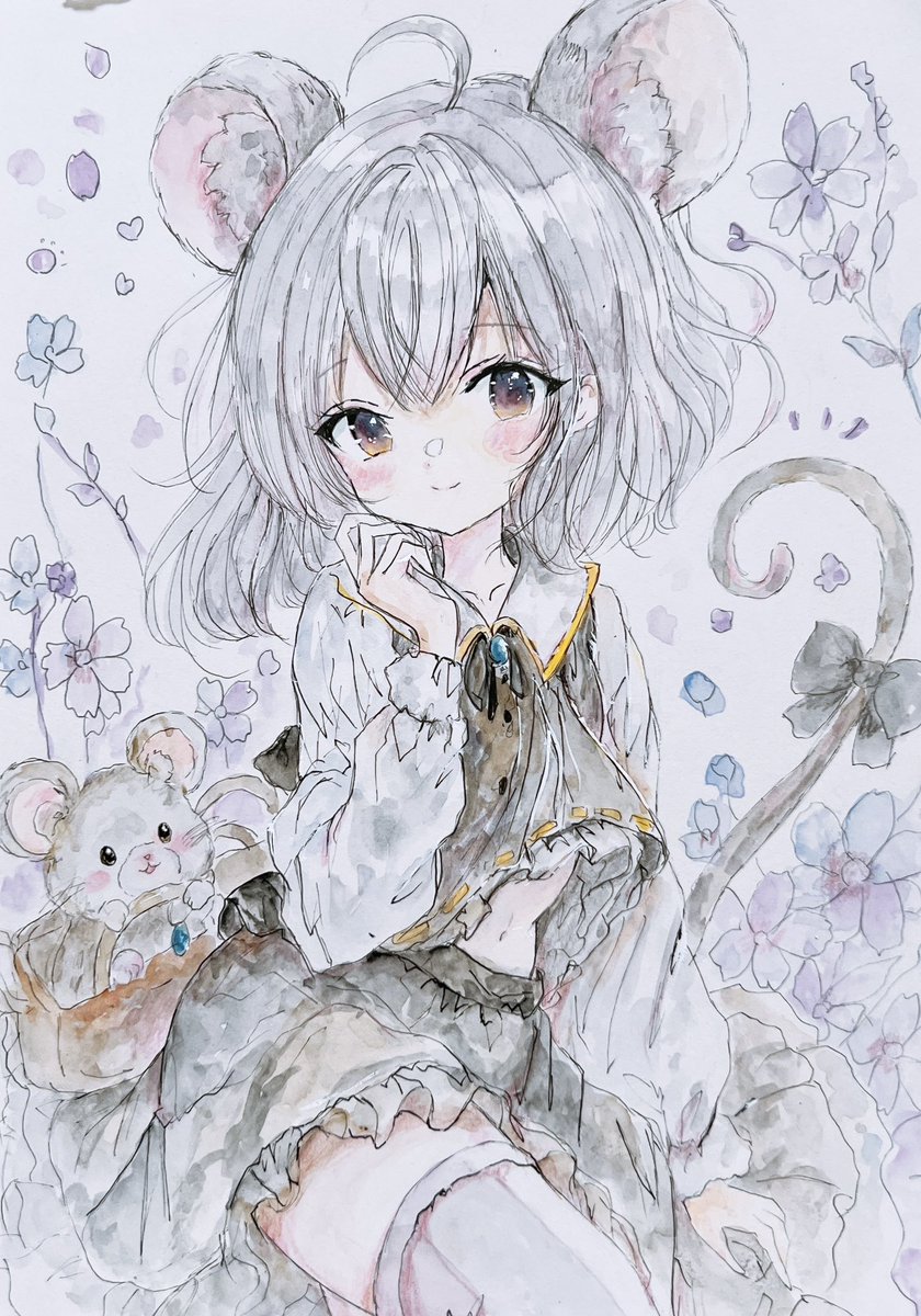 ナズーリン 「よろしくお願いします同人手描きイラスト東方Project
