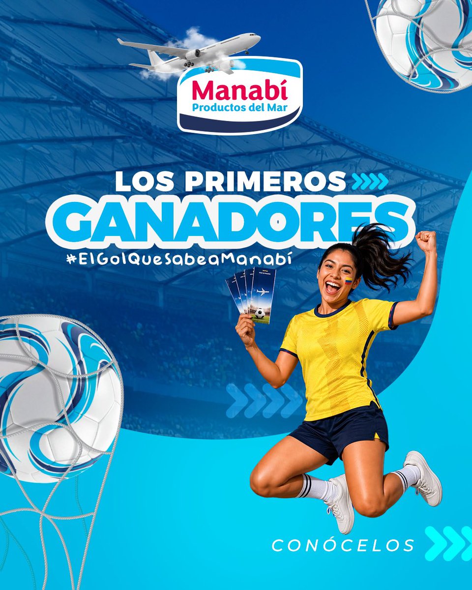 AtunManabi's tweet photo. ¡Estamos muy felices de poder compartir esto con ustedes! 🤍⚽️

Ya tenemos a los ganadores del primer sorteo de “El gol que sabe a Manabí”, una iniciativa que nos ha permitido compartir la emoción del fútbol 🇪🇨

Pero esto recién empieza 👀 si aún no has participado, te recordamos que el concurso de premios mensuales sigue activo hasta JULIO.

¡Tu también puedes ser el próximo ganador!🔥🏆

#manabi #elgolquesabeamanabí