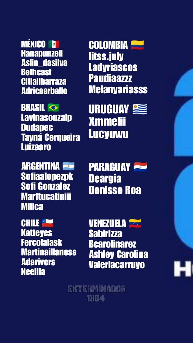 EXTERMINADOR131's tweet photo. Latinas Mundialistas 🏆🌏
#copalibertadoresfemenina #girls https://t.co/Yx55xZKx93