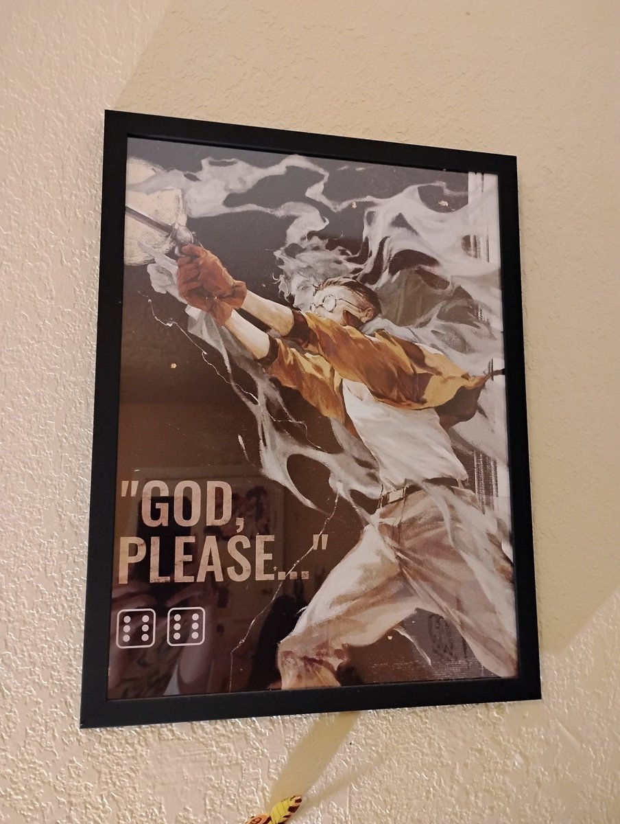 katzukiwi's tweet photo. The only poster I've ever framed https://t.co/PmYRUVMv2o
