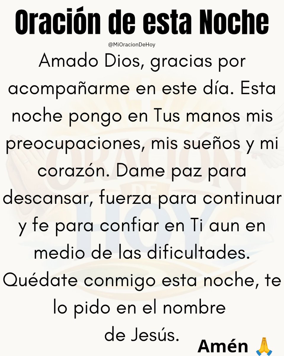 Oración del Día 🙏 tweet media