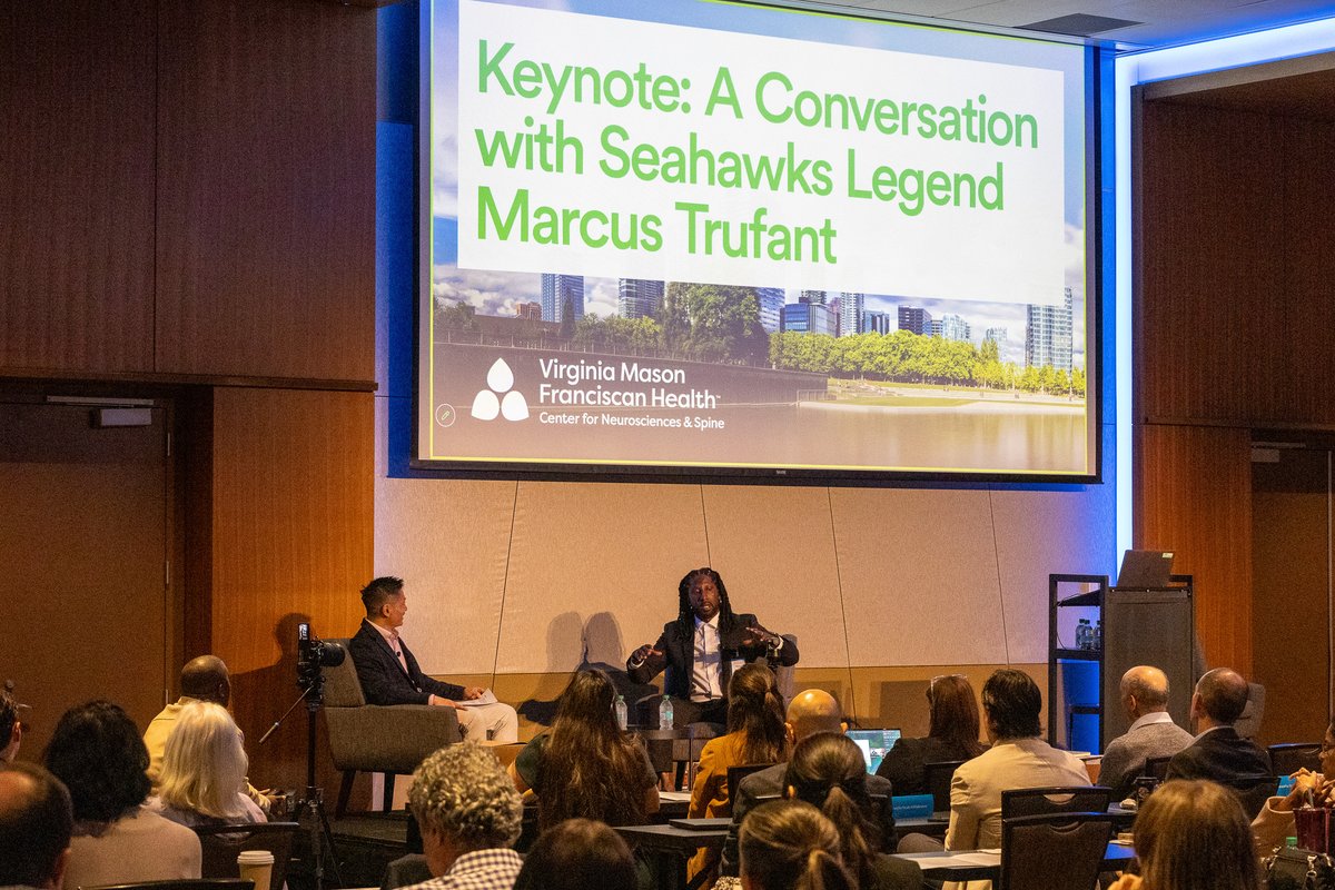 VMFHealth's tweet photo. The 1st Annual Neurosciences and Spine Symposium brought together over 200 healthcare professionals from across the region for an inspiring day of learning and collaboration at the Meydenbauer Center in Bellevue. https://t.co/CtfQQgQ6GD