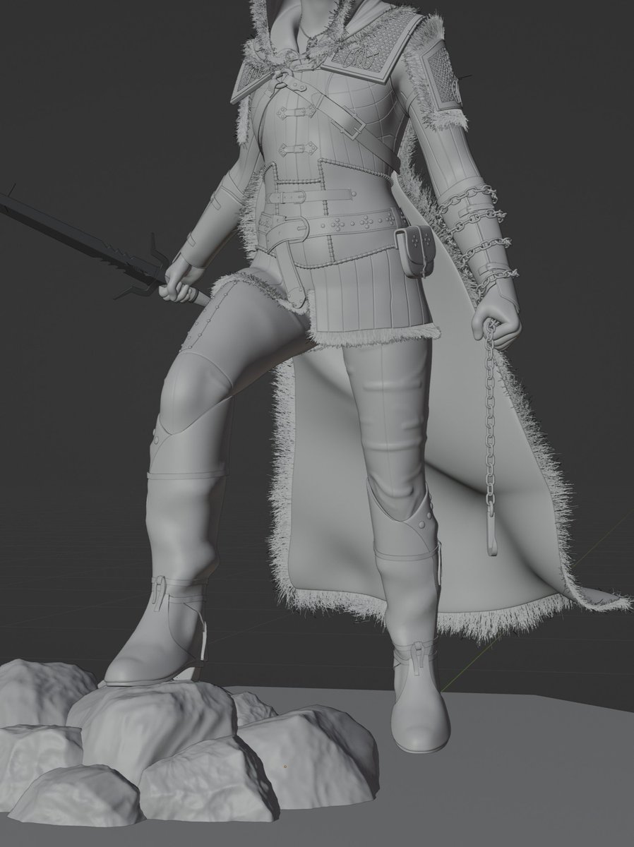 Jinx_Lab's tweet photo. Finally finished modeling Ciri for Witcher 4! Been working on her for quite a while. Textures are next!

What do you think? 🧐 

#b3d #Witcher4 #TheWitcher #Witcher3 https://t.co/FJAGX82f30