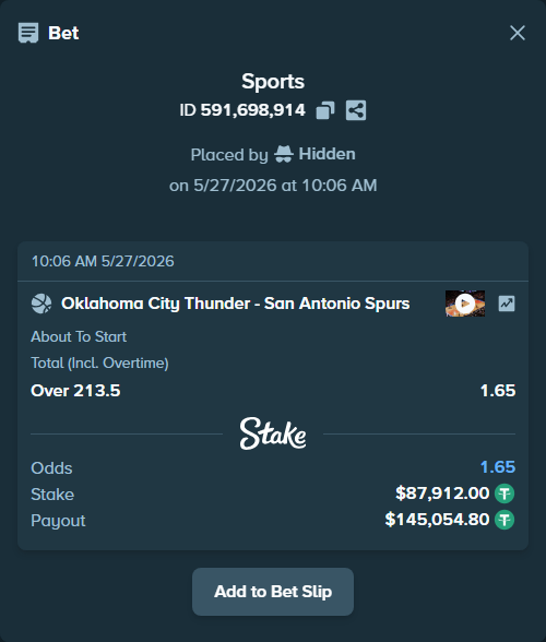 Stake High Roller tweet media