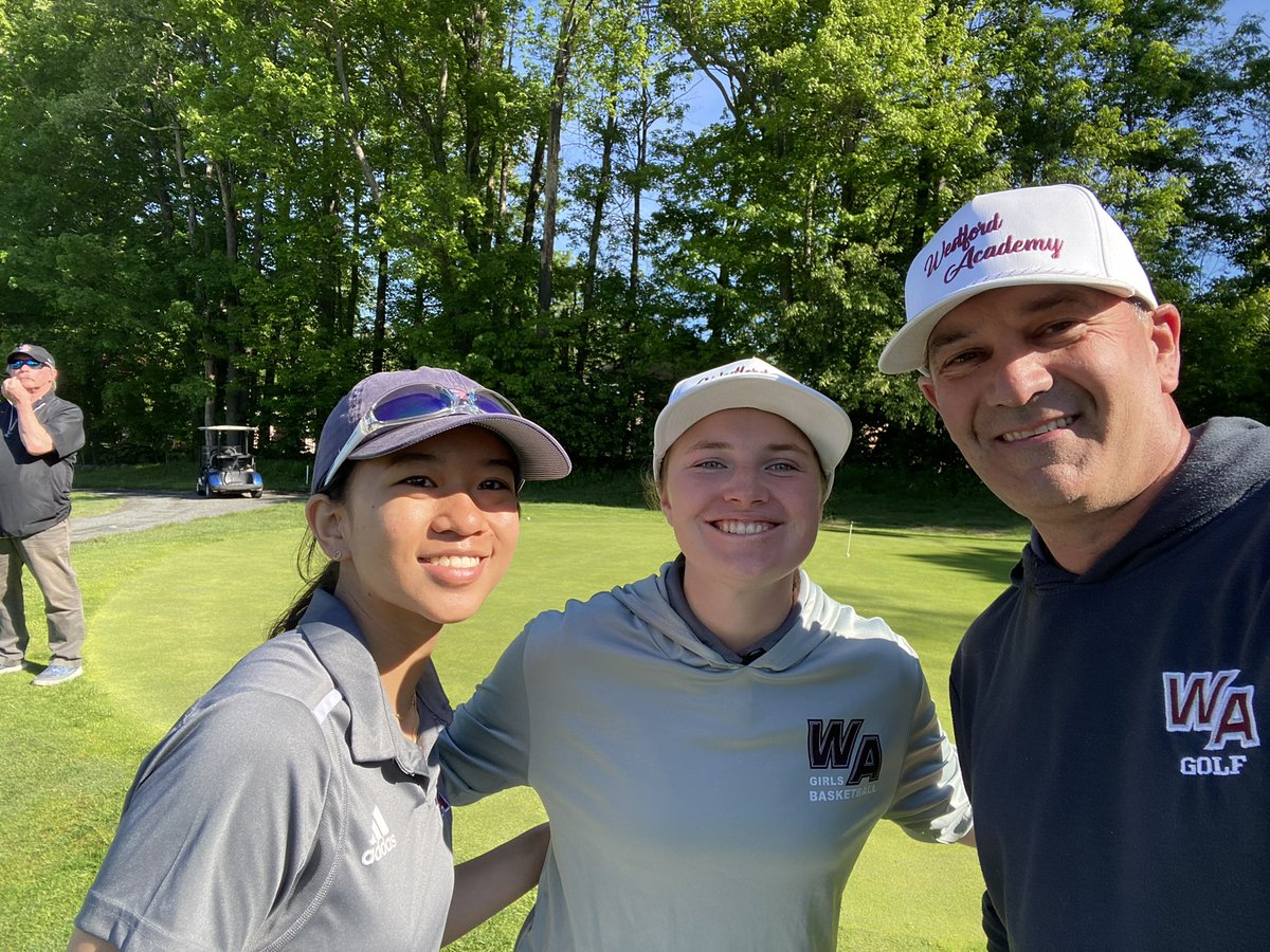 TheWAGhosts's tweet photo. Congratulations to WA’s Maddie Smith (2nd) &amp; 
Arleyya Mohd for making the cut at the MIAA Golf Sectionals and qualifying for the MIAA State Finals!! @LowellSunSports @GlobeLars https://t.co/qxRp2HLOAy