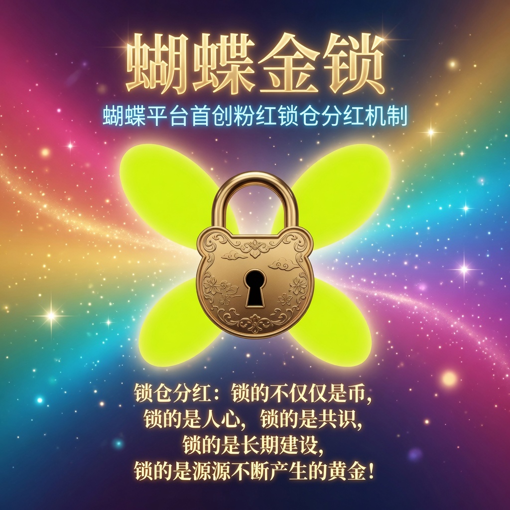 flapglock's tweet photo. 蝴蝶金锁 蝴蝶平台首创粉红锁仓分红机制 锁仓分红：锁的不仅仅是币 ，锁的是人心，锁的是共识，锁的是长期建设，锁的是源源不断产生的黄金！ https://t.co/Mw18zXQFFz