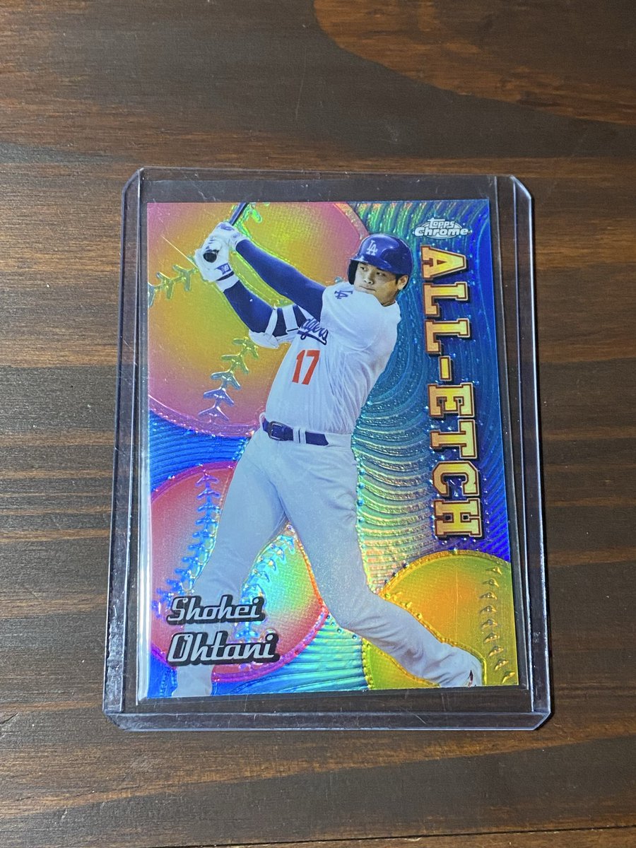 DaBinderBuilder's tweet photo. Shohei Ohtani All Etch topps chrome 2024

Take for $15

Stack til 5/31 https://t.co/c6CsbU3qVr