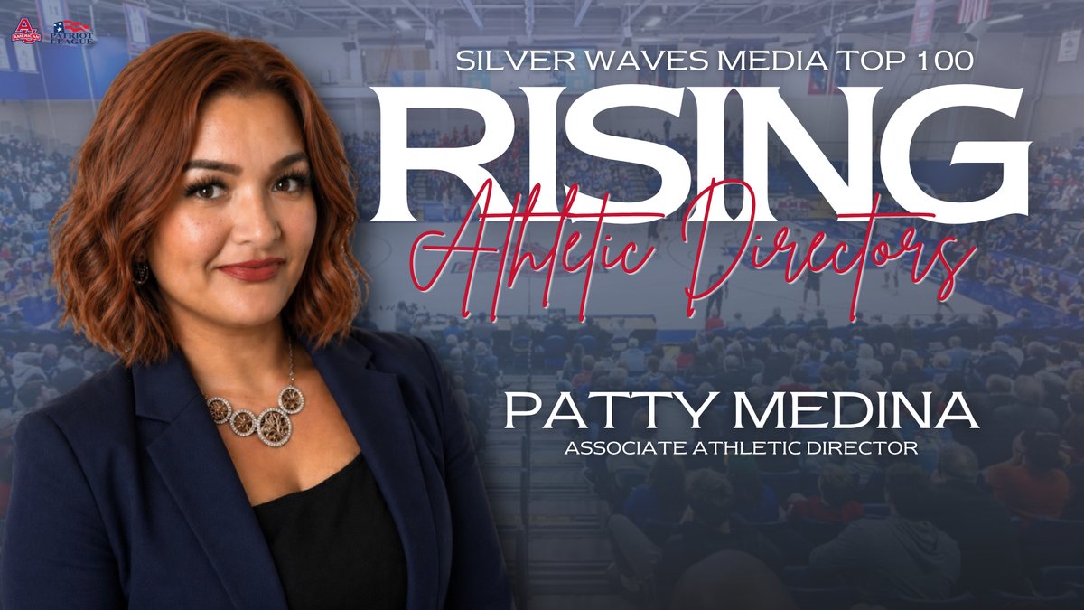 AUeagles's tweet photo. Congratulations to Associate Athletics Director Patty Medina, named to @SilverWaveMedia Top 100 Rising ADs and Future ADs list!

This nationally recognized honor highlights the next generation of athletic department leaders across college athletics.

📰 https://t.co/qTCC3q0tjx https://t.co/3JtvVKxwFw