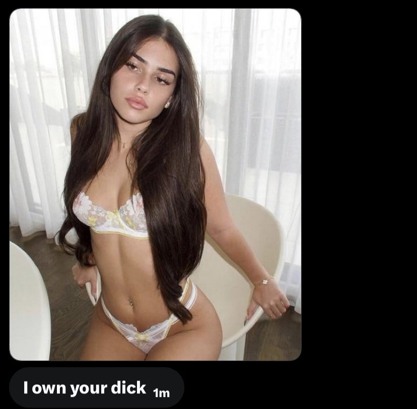 HorniestGoon's tweet photo. My owner @typicalraeah owns my dick~💋

Im not allowed to cum no matter what~♠️

My brain is turning to mush~😵‍💫

#wankbattle #wankchat #gooner #tenable #goon #loser #beta #cuck https://t.co/YTng3qgGKh