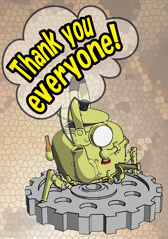 10zibutton's tweet photo. We're back in Japan! 🇯🇵  
4 amazing days at Wonder Festival US! The kind words from everyone truly inspired us. 🙏  
New goals ahead — we'll make them happen one by one.  See you again soon! ✨  
#GadgetGhost #WonderFestUS #MomoCon #Mecha #Steampunk #Tsukumogami https://t.co/qBSQfABmDZ