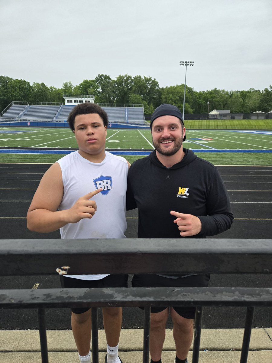 Jaydenmullens71's tweet photo. After a great camp and a great conversation with @CoachBPerkins I am blessed to say i have received my first offer from West Liberty University @SilverKnightFB @Coach_Burbridge #AGTG✝️ https://t.co/E6bTv4XW4Z
