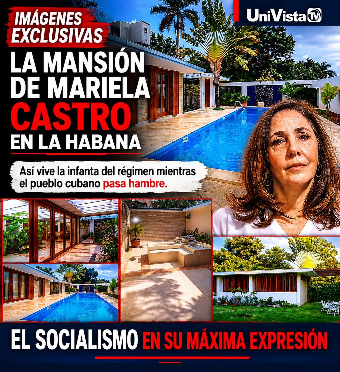BrandoBanyard's tweet photo. 🚨 IMÁGENES EXCLUSIVAS | fotografías que muestran la residencia de Mariela Castro en una de las zonas más exclusivas de La Habana. https://t.co/edsxdiJPkf