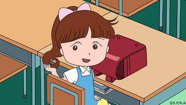 tweet_maruko's tweet photo. もうすぐ夏だからヘアスタイルを変えてみたの☺
ポニーテール、似合うかしら❓

#ちびまる子ちゃん　#城ヶ崎さん https://t.co/GbPjNG4MGI