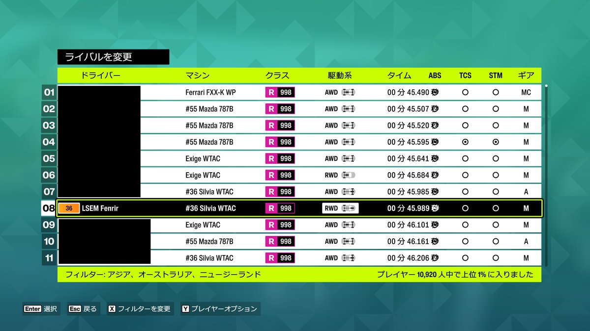 LSEMFenrir's tweet photo. 僕は元気です
ForzaHorizon6のタイムアタックで遊んでます

エキシージWTACが無いので人権がありません https://t.co/F0A1RioYOi