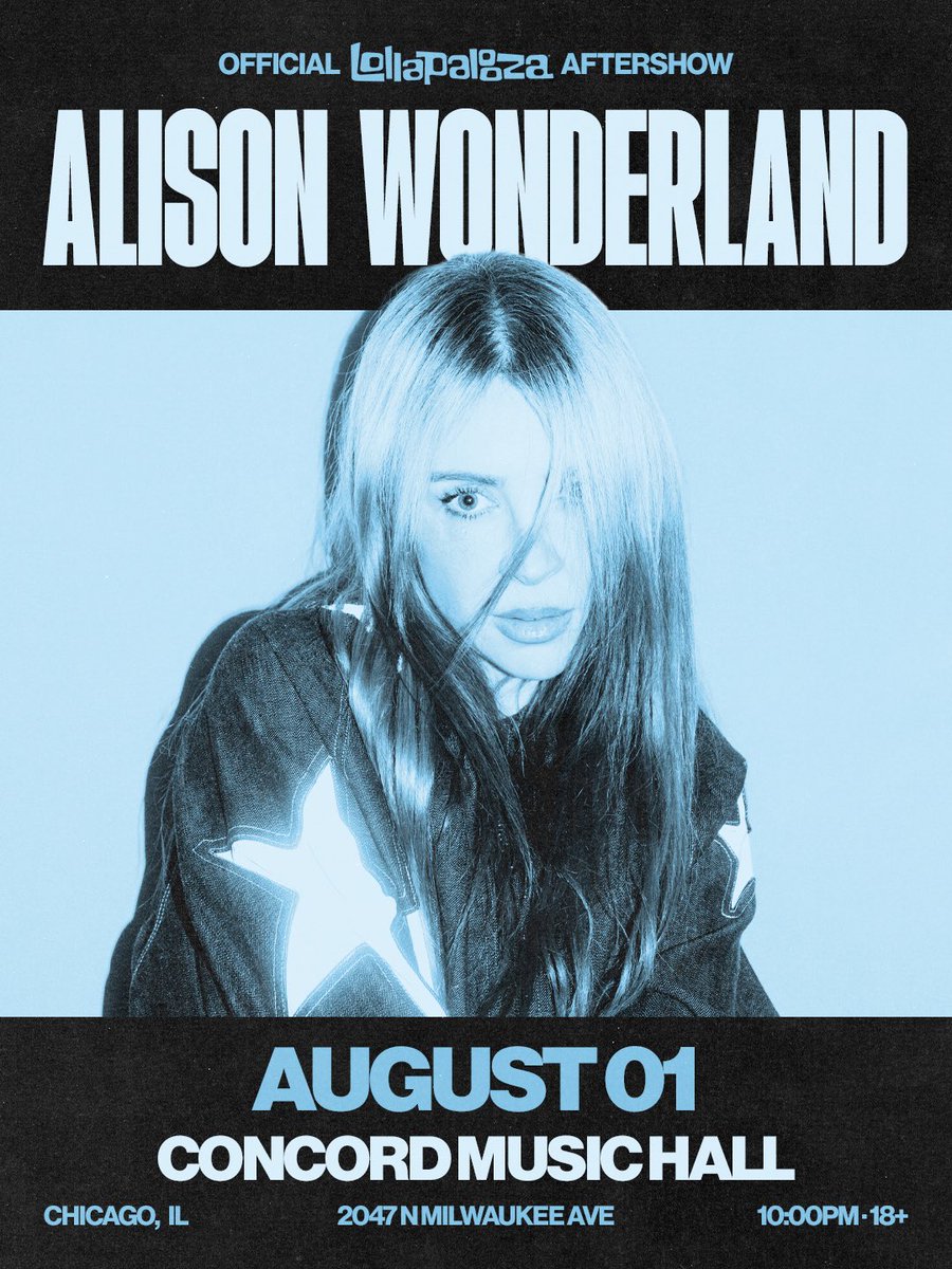 ALISON WONDERLAND tweet media