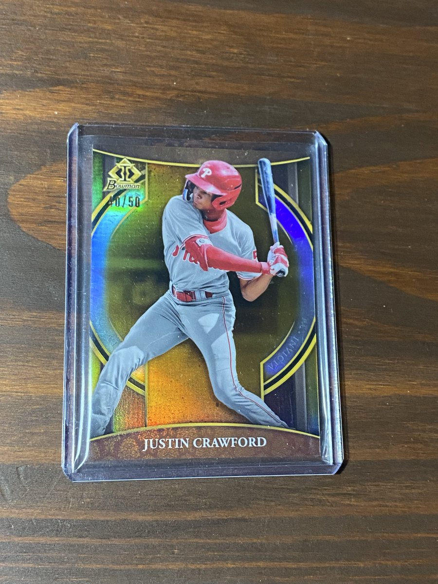 DaBinderBuilder's tweet photo. Justin Crawford bowman /50 refractor 

Take for $50

Stack til 5/31 https://t.co/xAaXdUDYjW