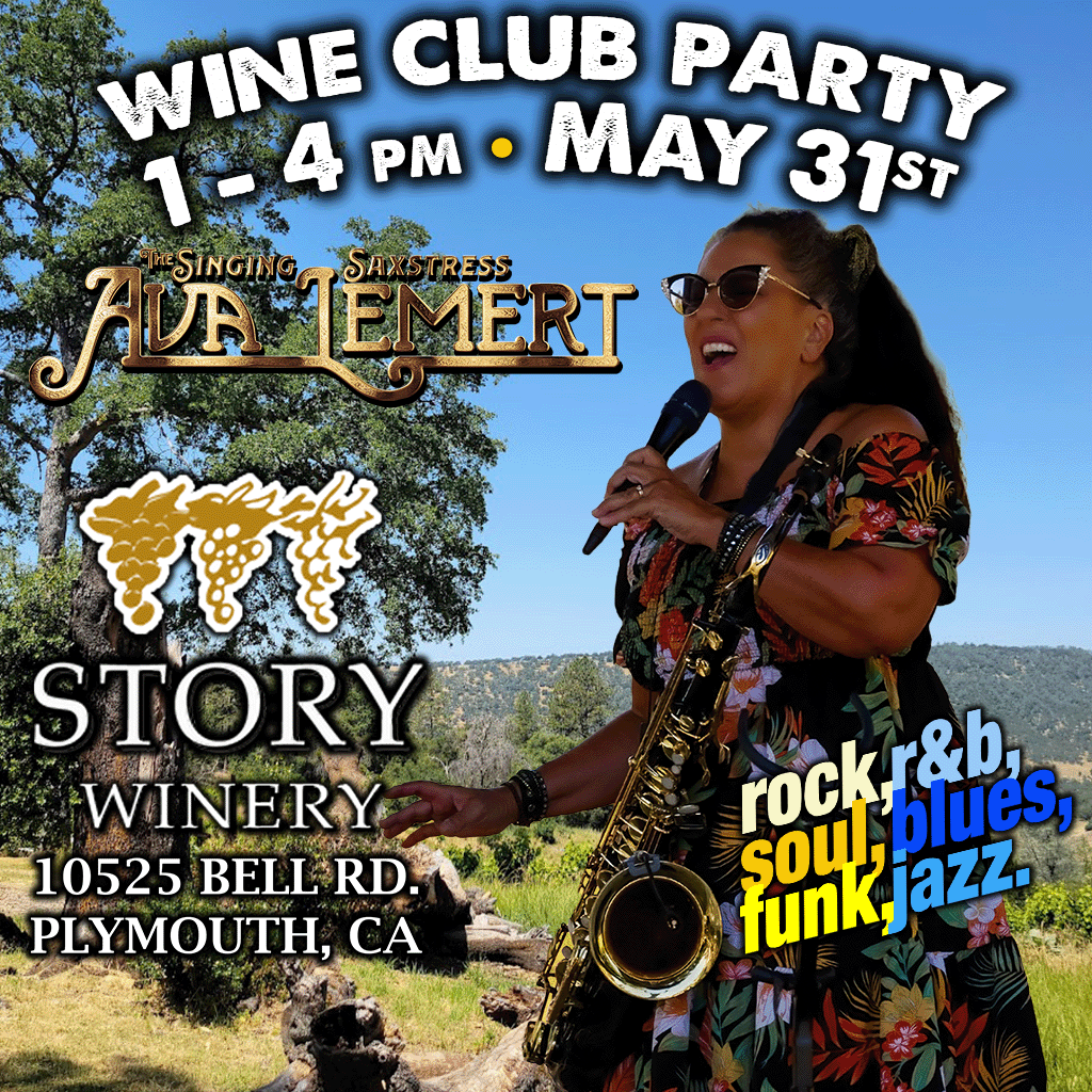 AvaLemert's tweet photo. JUST ADDED! I'm playing @StoryWinery this Sunday, 5/31 for their wine club party, can't wait!!! https://t.co/LppRQ2DYIu https://t.co/p2MOLwQC3q