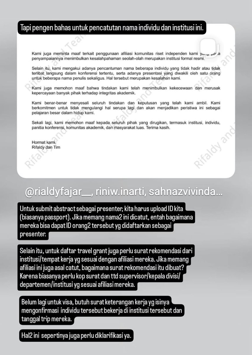 tegnelll's tweet photo. Tambahan dari salah satu peserta konferensi

Cc hanifmp https://t.co/HzpLPP8Is1