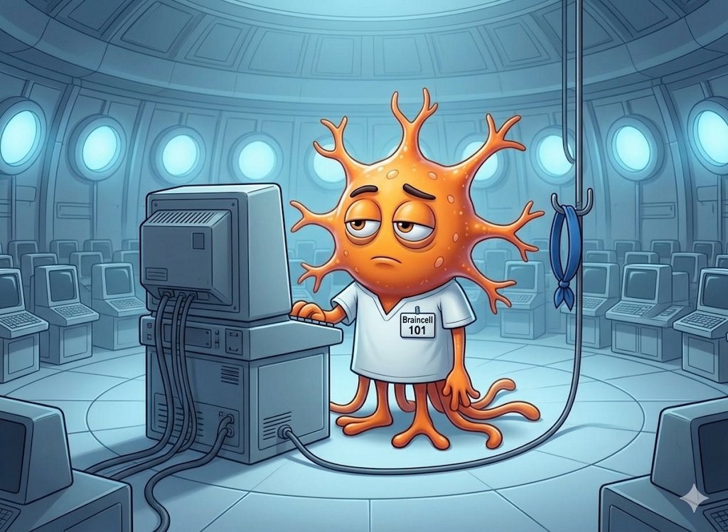 Bhadjoell's tweet photo. The backup. The failsafe. Dozing in the Neural Dormitory, waiting for the signal to think. To try. 🧠💤
@Braincell0001
#FinalBraincell #MemeContest #CELL https://t.co/LG8OQElrIi