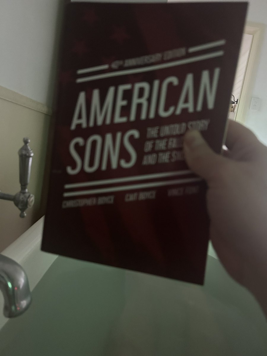 TroyGhostwalker's tweet photo. Just starting reading America Sons the untold story of the falcon and the snowman ⛄️ I’m hooked and it’s only page 21 … fan fact Christopher Boyce sent  me a message on twitter years ago… I don’t know y but this book seems more important today than ever before…. #falconandthesnowman #americansons #christopherboyce