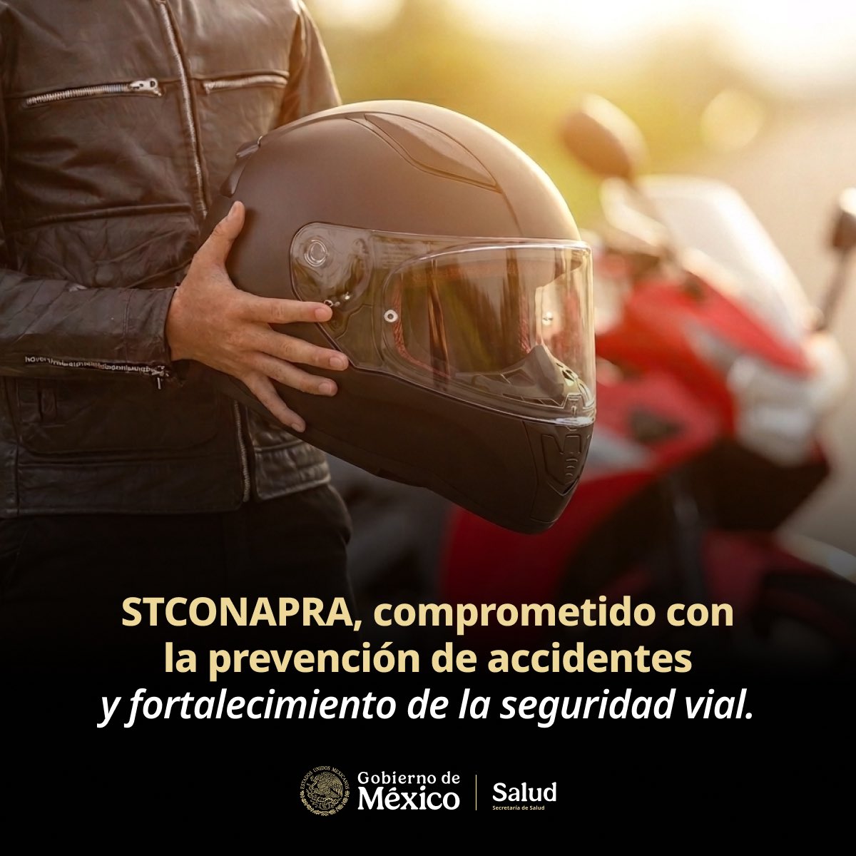 SSalud_mx's tweet photo. #BlogSalud 🩺

En el marco de la Semana Nacional de Salud Pública 2026, el Secretariado Técnico del Consejo Nacional para la Prevención de Accidentes (STCONAPRA) refrenda su compromiso con la prevención de accidentes y el fortalecimiento de la seguridad vial en beneficio de toda la población, especialmente entre las personas usuarias de motocicleta. 🏍️

Usar casco certificado y equipo de protección adecuado puede hacer la diferencia entre una lesión menor y daños irreversibles. ⛑️

Conoce más en nuestro blog https://t.co/okhfs3gGdb