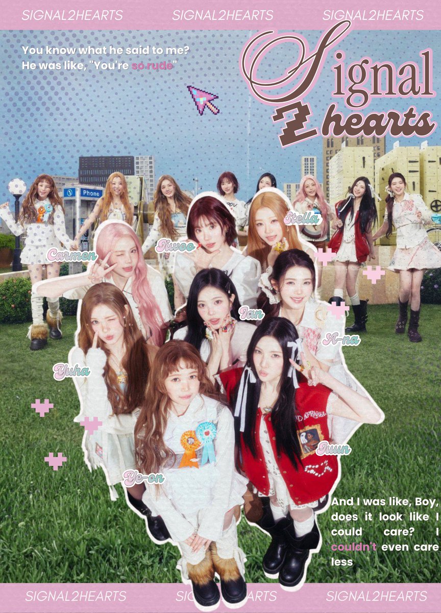 ❥ 사랑받기 위해 태어난, signal2hearts tweet media