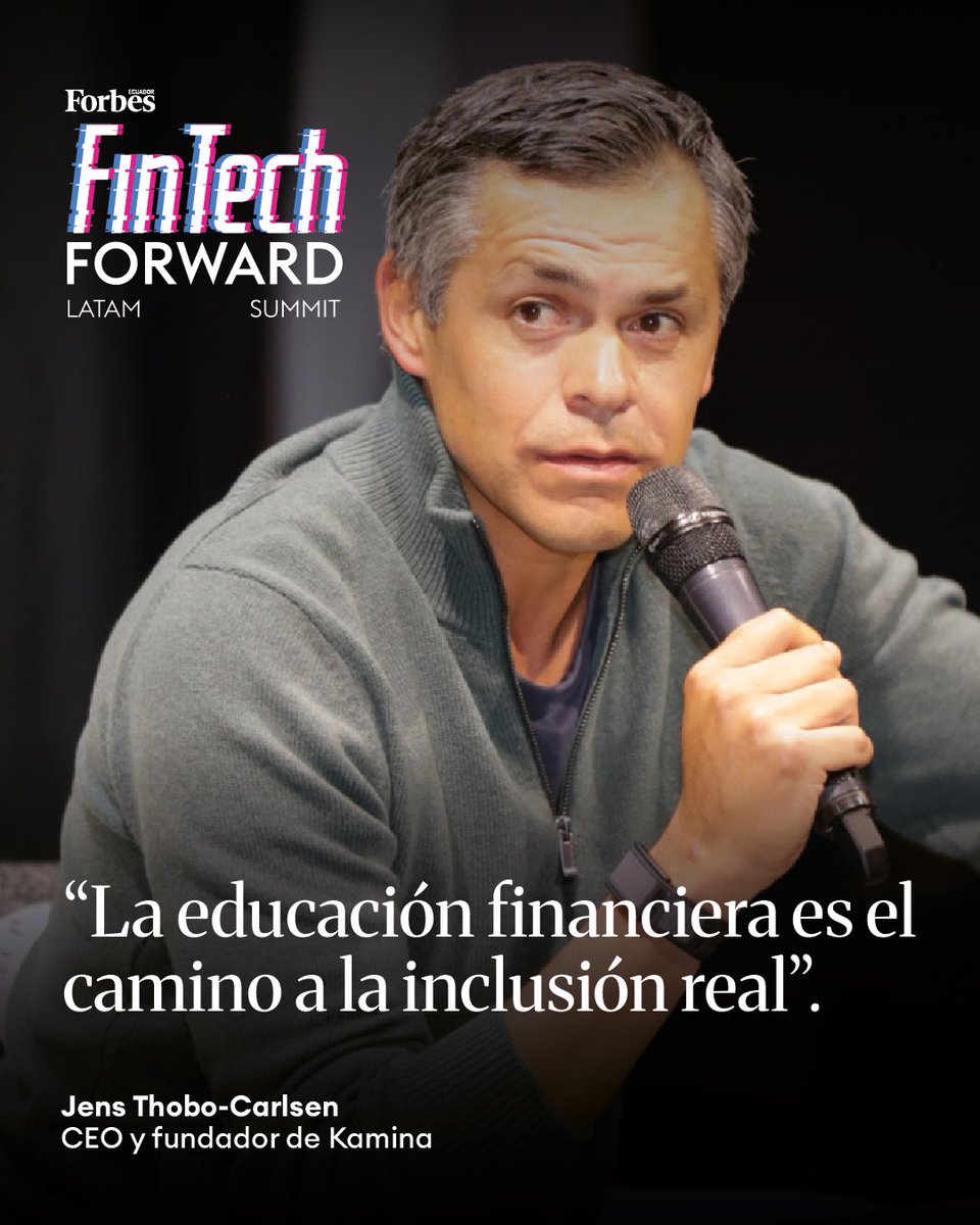 forbesecuador's tweet photo. #FintechForward l Como invitado especial, también nos acompañó Jens Thobo-Carlsen, CEO y fundador de Kamina, quien comentó sobre cómo las remesas han sido un componente importante para que la población entre al crédito. Sin embargo, las personas que reciben este dinero se siguen endeudando.
#ForbesEcuador #eventos #fintech #negocios