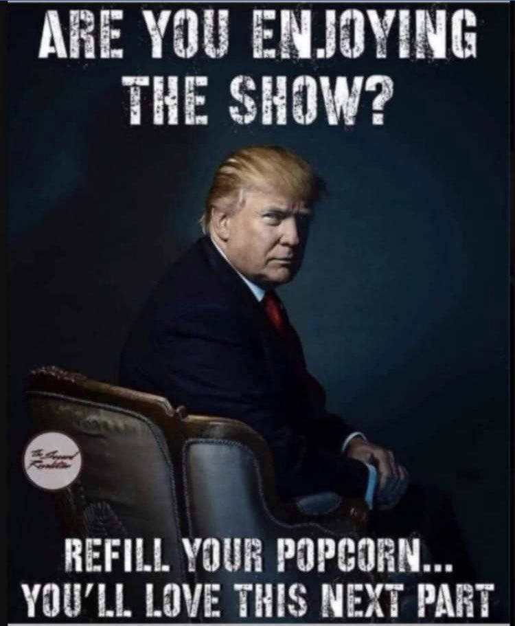 JoeLange's tweet photo. Nothing to see here.

Just Trump posting stuff from the Q drops on his social media.

I’ve certainly noticed far fewer Q bashers lately.
Everything is coming full circle. https://t.co/pQpaAsW0fI