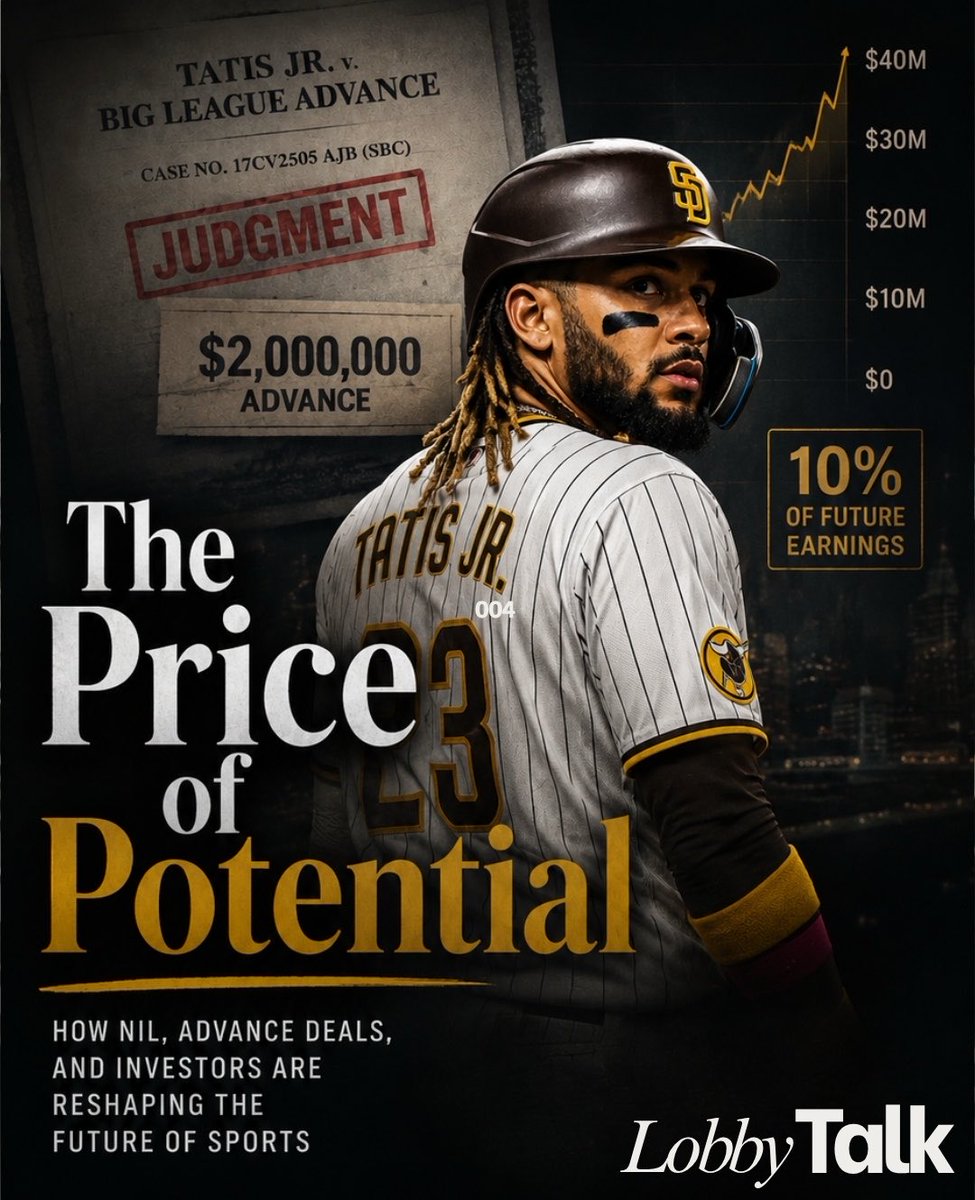 VicThaRuler's tweet photo. New on Lobby Talk: “The Price of Potential.”

A deep dive into how NIL, advance deals, and investor backed athletes are changing the economics of sports and why future earnings are becoming one of the most valuable assets in modern culture.

https://t.co/SbSjzV6EQv https://t.co/NCU5ShXCjG