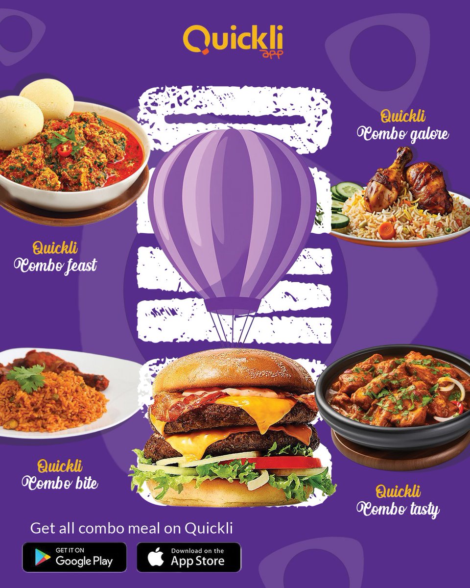 quickliapp_'s tweet photo. Lagos stress is enough. Quickli App makes ordering simple
Download now on IOS &amp; Google Play Store

Get ₦1000 OFF your first order
Order from vendors around you